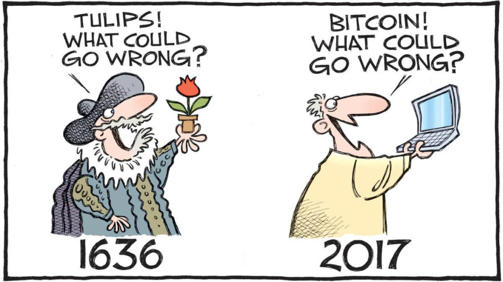hoa tulip va bitcoin